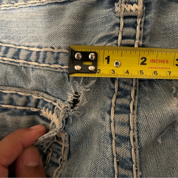 Distressed Blue True Religion Jeans - Picture 10 of 11